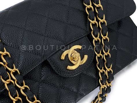 chanel small black classic flap|chanel black flap bag.